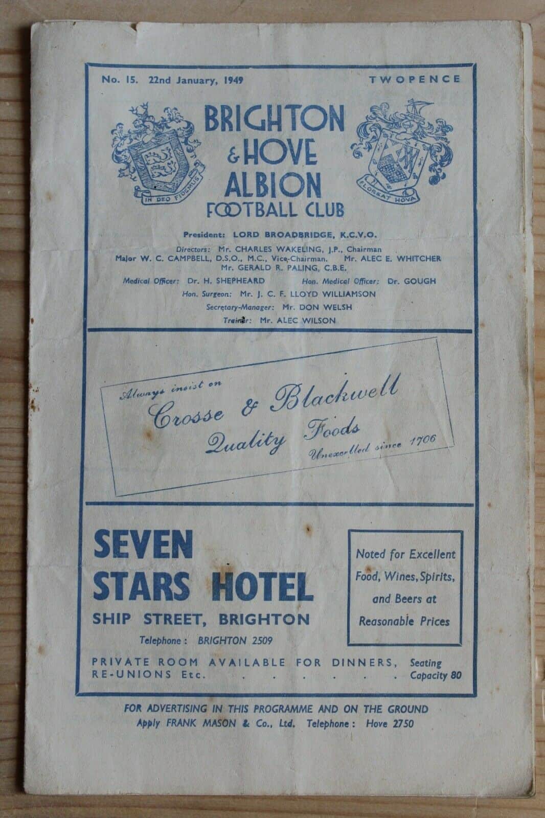 Brighton & Hove Albion FC v Millwall FC